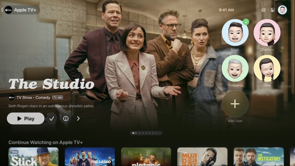 apple-tv’s-tvos-26-gets-‘liquid-glass’-treatment-and-profile-switching-feature-|-techcrunch